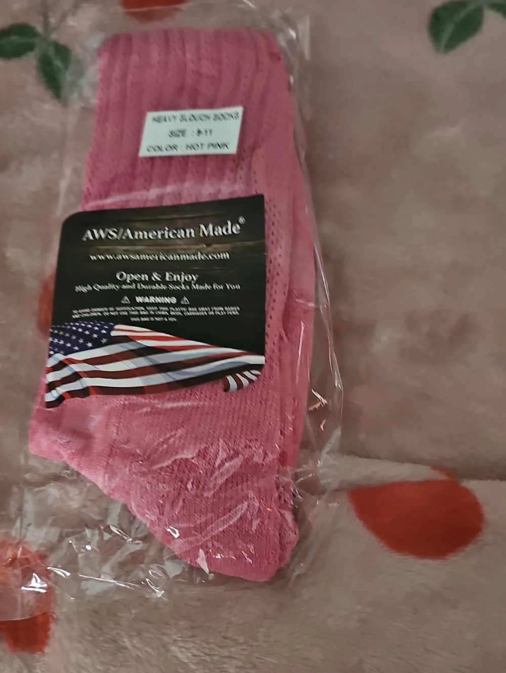 Pink Slouch  Socks - Women's Ribbed Comfort